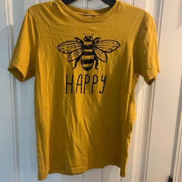 🐝 Happy Tee Shirt- Women’s Medium - Picture 1 of 2